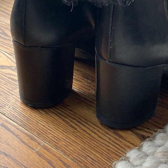 Fabianelli Italian Shearling/Leather Booties. - Picture 3 of 6